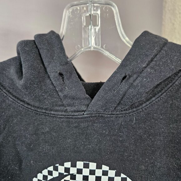 Rebels & Nomads Hoodie Sweatshirt M Black Checker Flag Ying Yang Peace Japanese - Picture 5 of 10